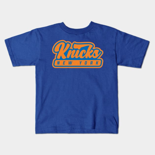 New York Knicks 02 Kids T-Shirt by Karambol